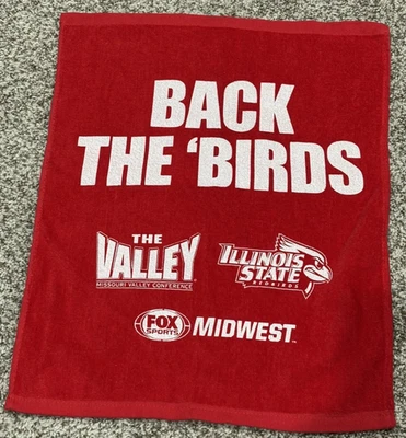 ProTowels Etc. Illinois State University Back The 'Birds 15"x18" toalla roja de rally Foto 1 de 4