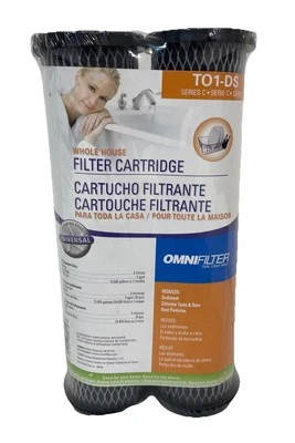 OmniFilter  T01-DS Series C Whole House Under Sink Water Filter 2 Pack - Image 1 of 4