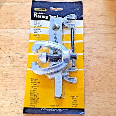 General Tool Co. Standard Flaring Tool  Model # 155  7 Flare Sizes 3/16"- 5/8" - Image 1 of 3