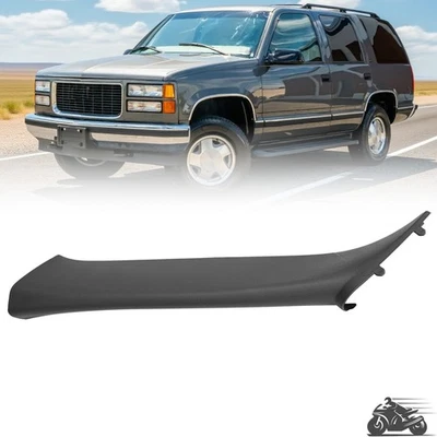 For Chevy Silverado/GMC Sierra 99-07 Driver Dark Gray Windshield A Pillar Trim - Image 1 of 4