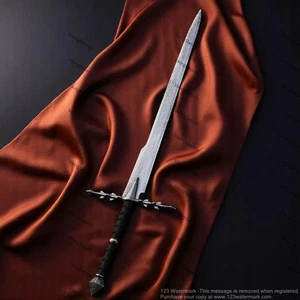Nazgul Schwert des Ringgeisters Morgul Klinge MITTELALTER König HdR Film Hobbit mit Plakette - Bild 1 von 2