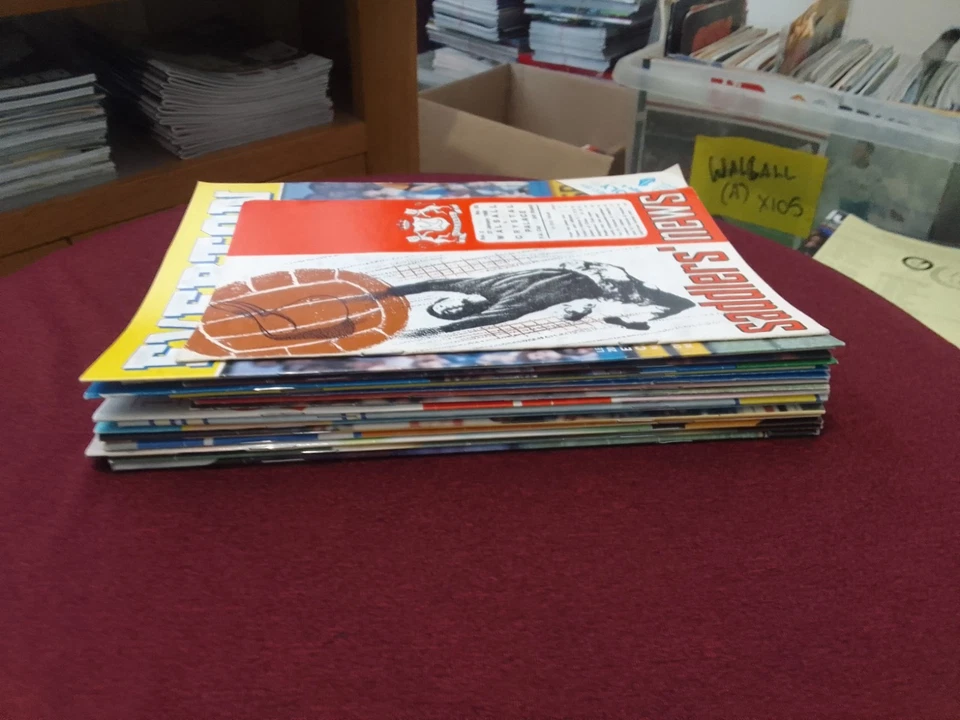 Crystal Palace x 27 Away Football Programmes 1967/1968 - 1999/2000 (Bulk Lot 2) - Image 1 of 1