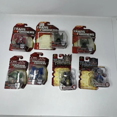 Transformers 2.5" Figure Lot of 7 Generations ROTF Optimus Prime Megatron Hoist - Image 1 of 4