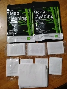 NEU Bambus 2 Packungen à 10 plus 7 kostenlos Detox Fuß Pads entfernen Gift Reinigung - Bild 1 von 4