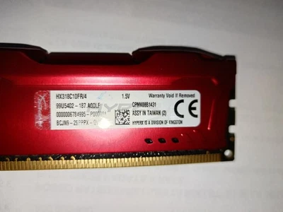 Ddr3 4gb Fury Hyperx - Immagine 1 di 2