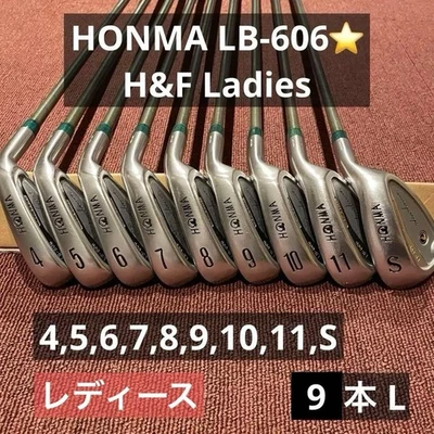 HONMA LB-606 H&f Ladies Iron Set 4-11-SW(9Clubs) / Flex L - Image 1 of 4