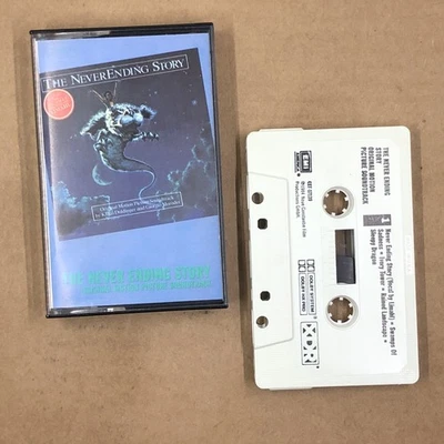THE NEVERENDING STORY Cassette Tape 80s Original Soundtrack GIORIGIO MORODER - Image 1 of 4