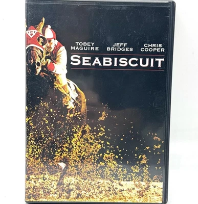 Seabiscuit - DVD - 2003 - Widescreen - TOBY MAGUIRE - Jeff Bridges - Very Good - Image 1 of 4