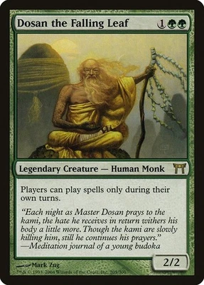 Champions of Kamigawa  MTG  1  Dosan the Falling Leaf  Magic - Image 1 of 2