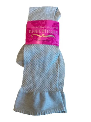 Medias hasta la rodilla Victoria's Secret lencería piqué brillante vintage RARAS para piernas Foto 1 de 4