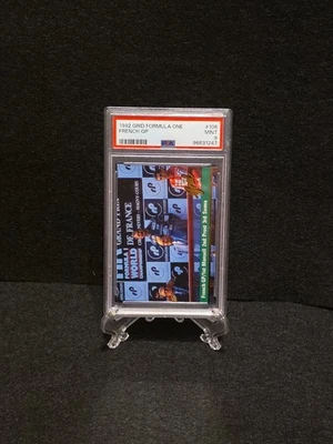 1992 Grid Formula One French GP #106 PSA 9 MINT - Image 1 of 3