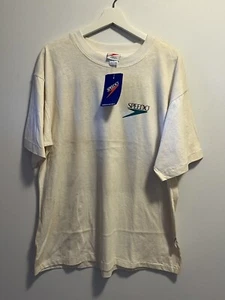 Vintage SPEEDO Planet Ocean White T-shirt Men’s Size XL New With Tag - Picture 1 of 14