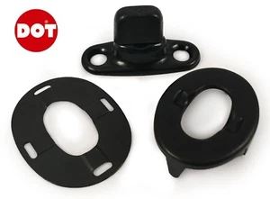 DOT 6mm Turnbutton Eyelet Ring Washer Military Black Oxide Canopy Cover Fastener - Picture 1 of 1