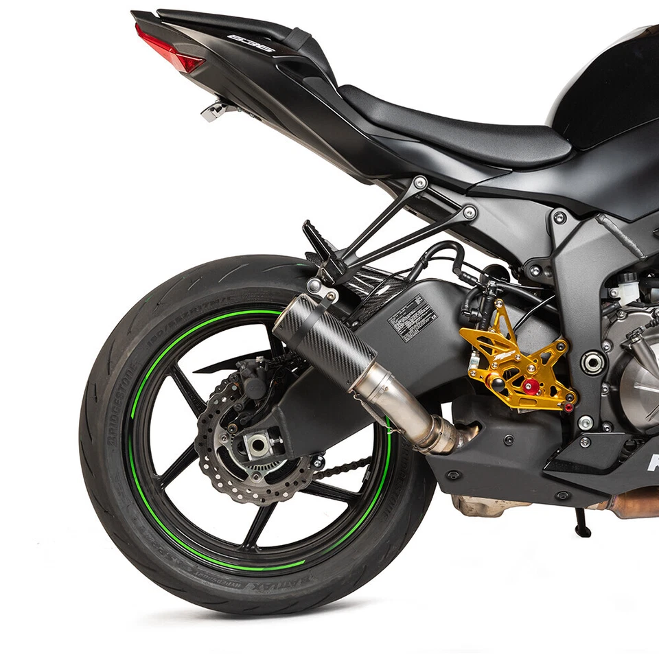 Hotbodies 2018-2019 ZX636 Ninja ZX-6R Kawasaki MGP STINGER SLIP-ON CARBONO MATE Foto 1 de 1
