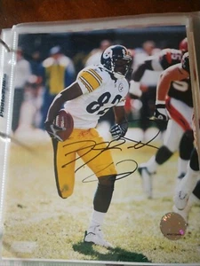 Autographed ANTWAAN RANDLE EL Pittsburgh Steelers 8X10 PHOTO SUPER BOWL CHAMP - Picture 1 of 2
