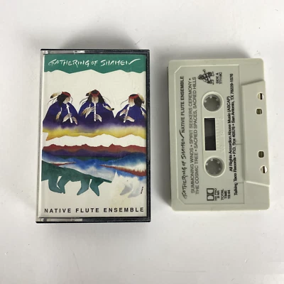 Gathering of Shamen by Native Flute Ensemble (Cassette, Taco Recordings) - Image 1 of 2