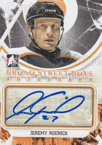 2011-12 ITG Broad Street Boys Autographs Orange #AJR Jeremy Roenick