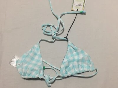 M1683 VDM Blair синий чек двусторонний бикини верхний женщин размер XS - Изображение 1 из 4