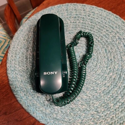 Teléfono con cable/línea fija Sony IT-B3 de colección (VERDE)  Foto 1 de 4