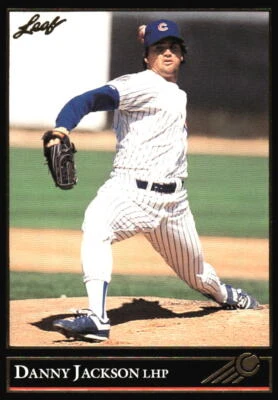 1992 Leaf Danny Jackson #381 Chicago Cubs - Image 1 of 2