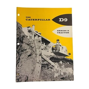 CATERPILLAR D9 TRACTOR Series E CAT BROCHURE 1959 Ephemeral - Picture 1 of 5