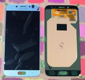 ORIGINAL SAMSUNG SM-J730F SM-J730DS GALAXY J7 AZUL PLATEADO PANTALLA AMOLED LCD - Imagen 1 de 1