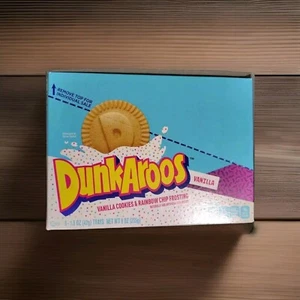 Dunkaroos Vanilla Cookies & Rainbow Frosting 6 Ct. Box •1.5 OZ TRAYS Pantry Pack - Picture 1 of 3