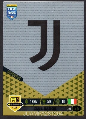 CLUB BADGE / ESCUDO #329 JUVENTUS CROMO FIFA 365 ADRENALYN XL 2023 PANINI - Imagen 1 de 2