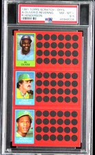 1981 TOPPS SCRATCH-OFFS #39 GRADED PSA 8.5 RICKEY HENDERSON. PSA 8.5 NM-MINT+