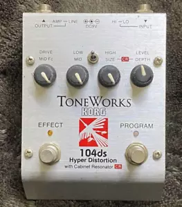 Korg Tone Works 104ds Hyper Distortion Usado Probado Desde Japón - Imagen 1 de 7