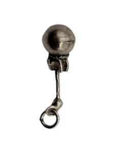 Unique 3D Lollipop Sucker Candy Sterling Silver Antique Charm Pendant - Picture 1 of 4