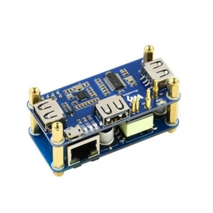 PoE Ethernet USB HUB HAT for Raspberry Pi Zero/Zero W/Zero WH 802.3af-Compliant - Picture 1 of 5