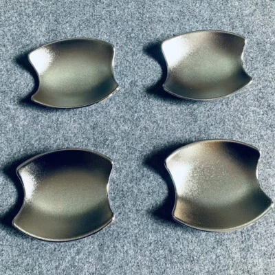 Cromo Para Nissan Note 2020-2022 Manija Puerta Lateral Cuenco Taza Cavidad Cubierta Borde Foto 1 de 2