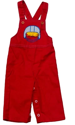 Mono de pelo de hilo de casco de fútbol americano rojo Garanimals vintage 9 meses Foto 1 de 4