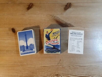 Vintage England Expects WWII Naval Card Game Pepys 1940 - Image 1 of 4