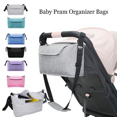 Universal Baby Pram Stroller Organiser Caddy Organizer Storage Accessories Bag • 17.96$