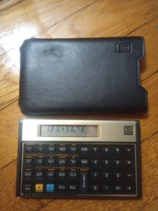 HP 12C Business Financial Calculator with Cover Nice Working Condition - Picture 1 of 3