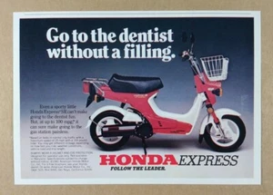 Honda Express SR 1981 scooter anuncio impreso vintage - Imagen 1 de 1