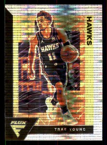 2020 Panini Flux Trae Young #1 Target Pulsar Atlanta Hawks