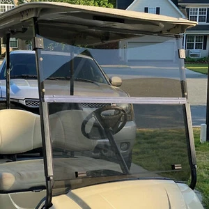 Tinted Windshield For Yamaha G29 / Drive 2007-2016 Golf Cart Folding Down - Picture 1 of 11