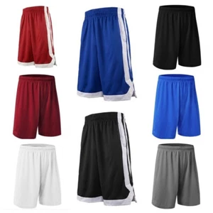 TOPTIE Big Boys Youth Soccer Short, 8 Inches Running Shorts with Pockets - Picture 1 of 25