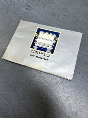 Iveco Euro Turbo Instrution Book - Image 1 of 4