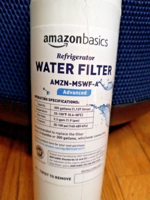 MSWF Water Filter Replacement Refrigerator Cartridge Advanced NEW Sealed - Image 1 of 4