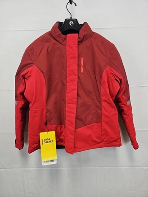 Ski-Doo Womens Vasa Snowmobile Jacket Flotation Assistance Burgundy Large Foto 1 de 3