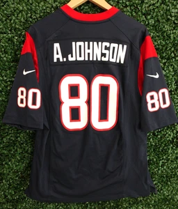 Camiseta de fútbol americano Nike NFL Houston Texans Andre Johnson On Field azul marino talla M para adulto - Imagen 1 de 9