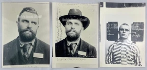 Convict Mugshot, 1895, 1907, Alvarado Johnson, S.Q. SP #16339, Train Robbery - Picture 1 of 2
