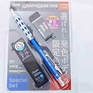 Pentel Mechanical Pencil GRAPHGEAR GraphGear 1000 0.5mm Includes lead and eraser - Imagen 1 de 13