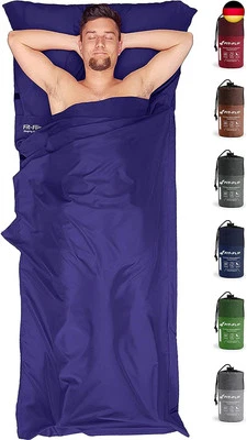 Fit-Flip Hüttenschlafsack Ultraleicht, Mikrofaser Schlafsack Inlay mit extra  - Bild 1 von 4