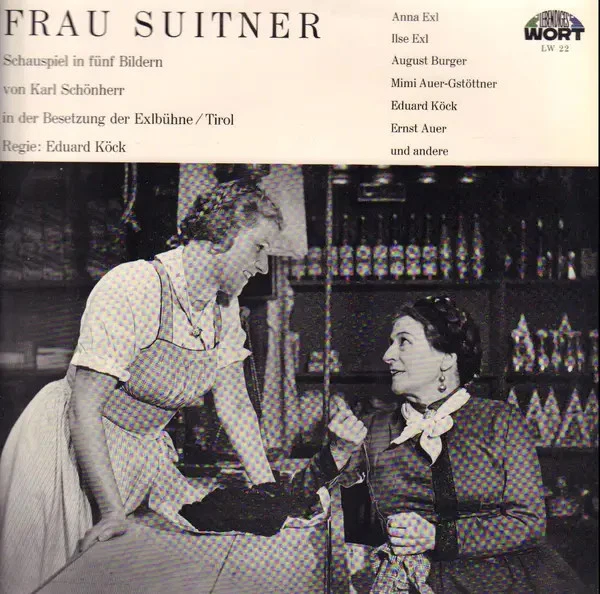 Karl Schönherr Frau Suitner NEAR MINT Lebendiges Wort Vinyl LP - Bild 1 von 1