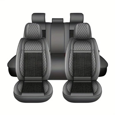 PU Leather Car Seat Covers For Kia Forte 2010-2026 Cushion( 5 Seats ) - Image 1 of 4